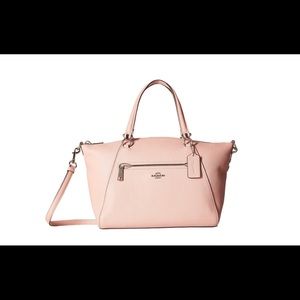 Coach Leather Pebbled Prairie Satchel